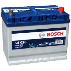 Аккумулятор BOSCH (S4 026) азия 70 обр.